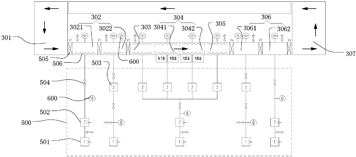 Arc ion plating device