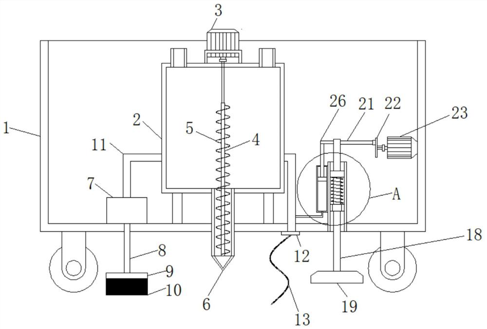 Bridge deck crack repair device for bridge reinforcement