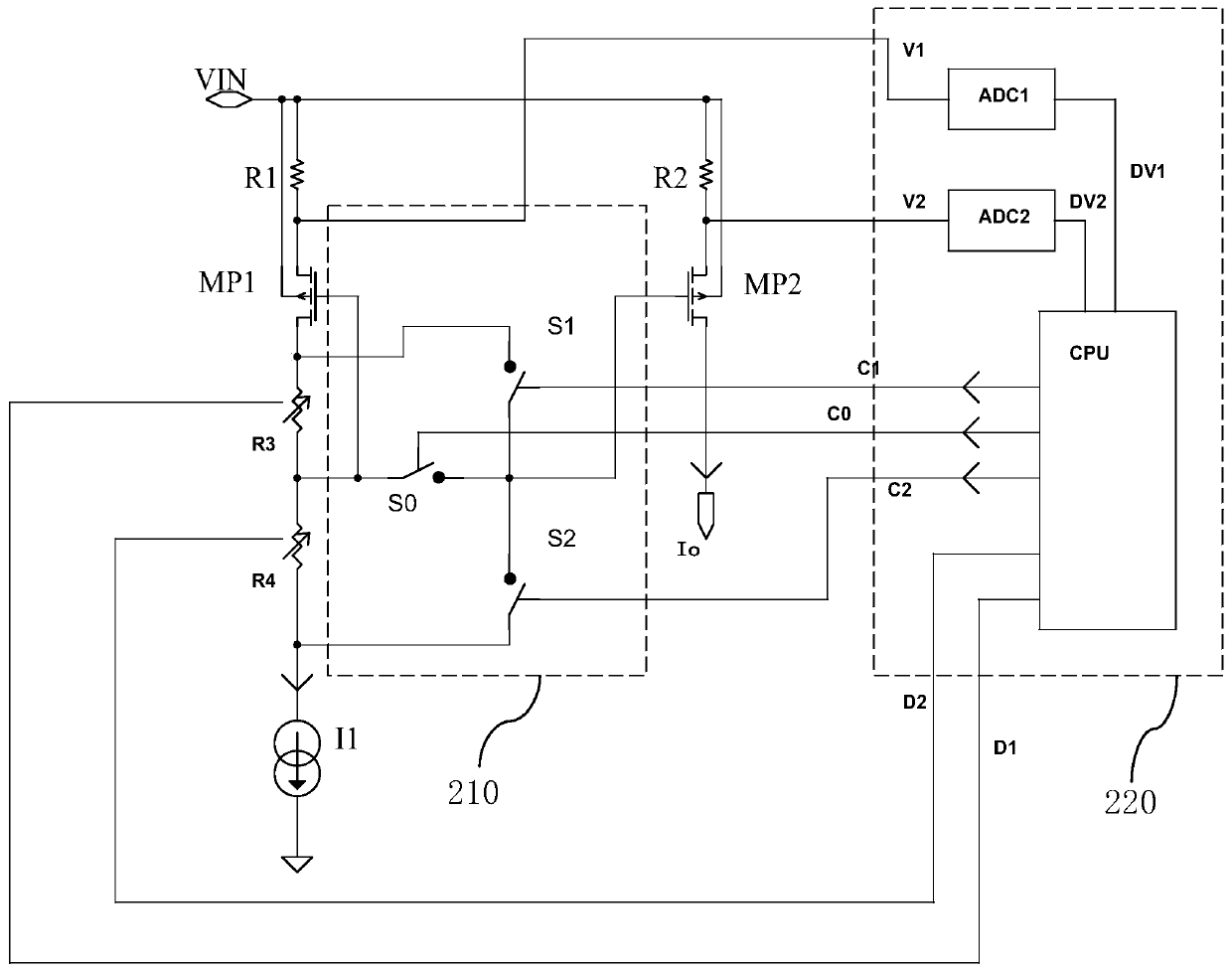 A current mirror circuit provided with a calibration circuit