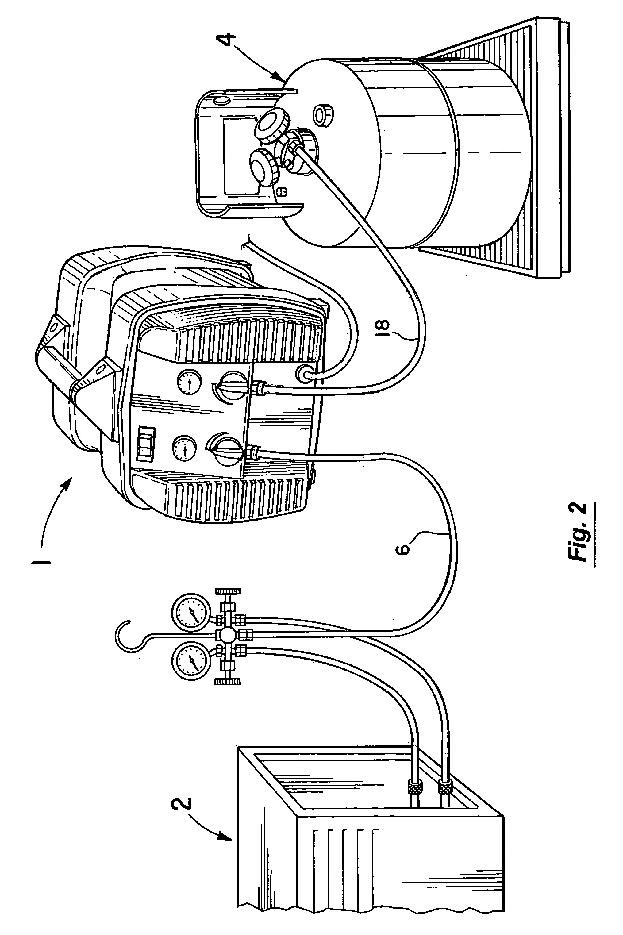 Portable, refrigerant recovery unit