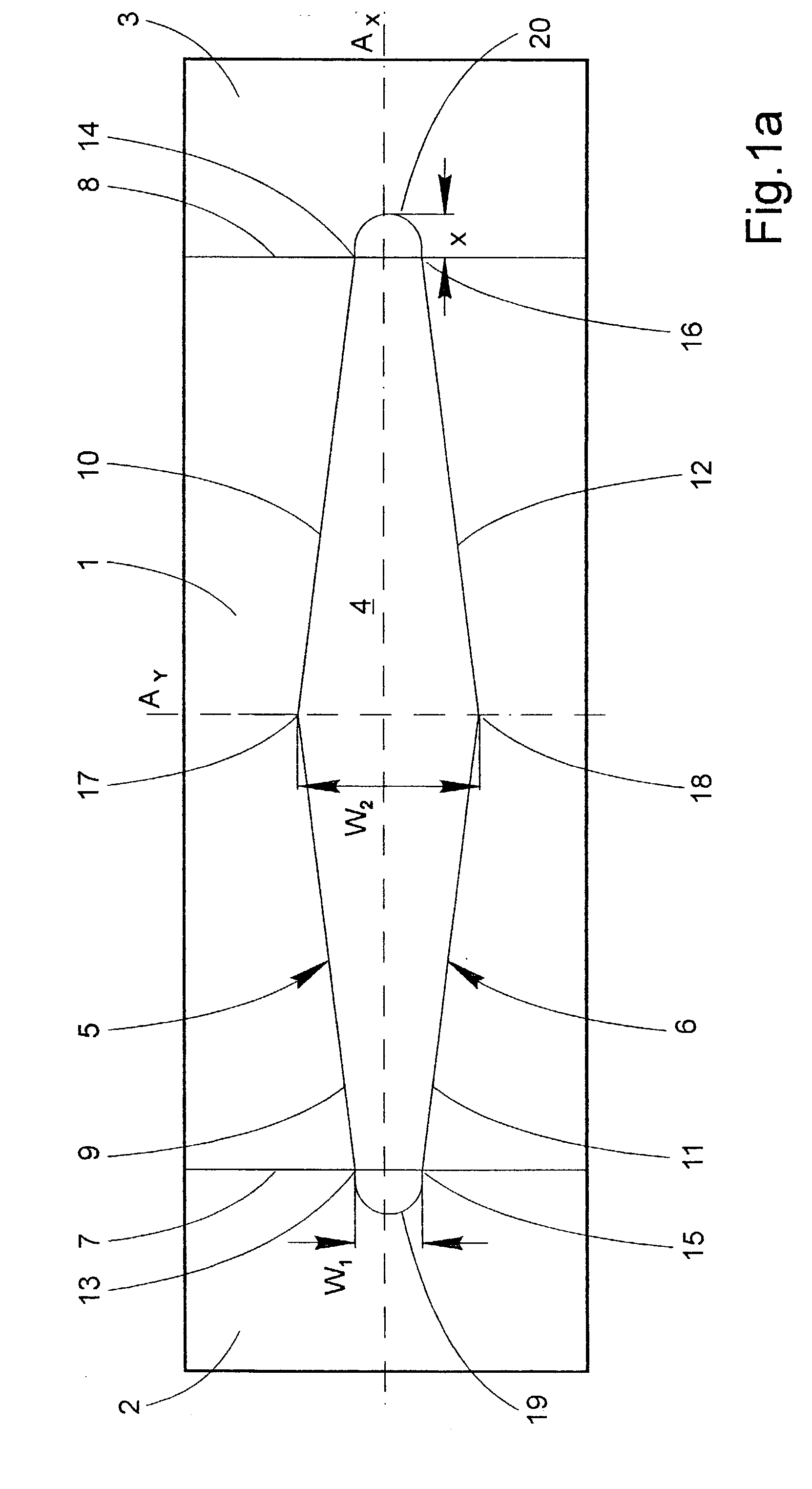 Container for a stack of interfolded tissue sheets and a method for manufacturing such a container