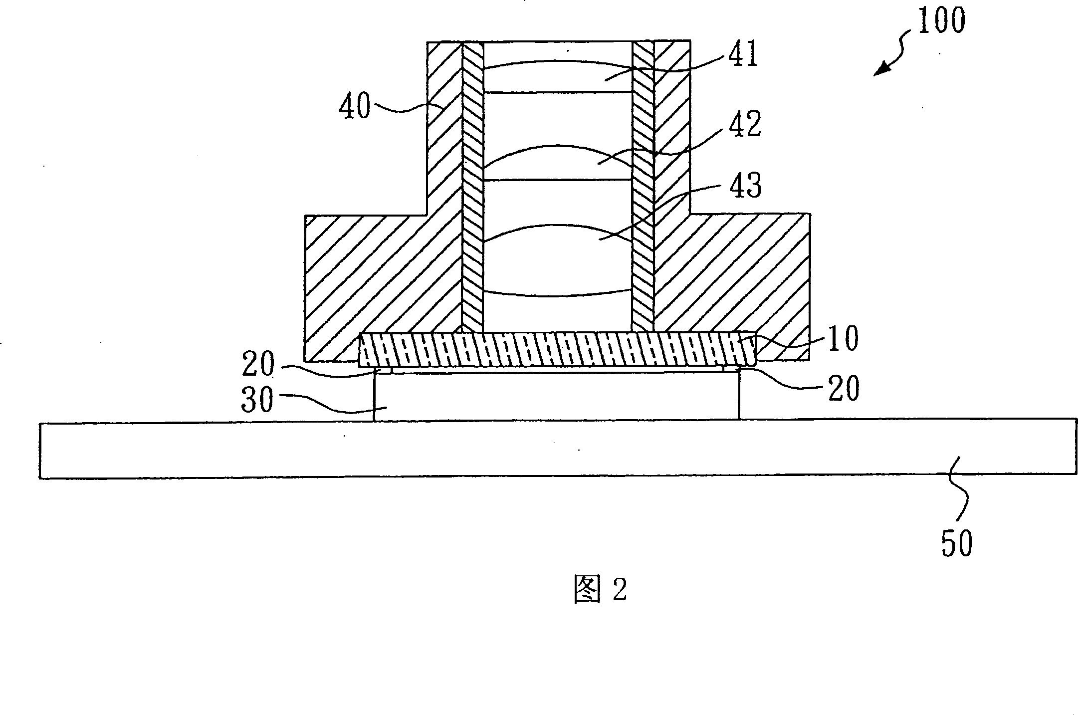 Anti-infrared light filter for packing image sensor