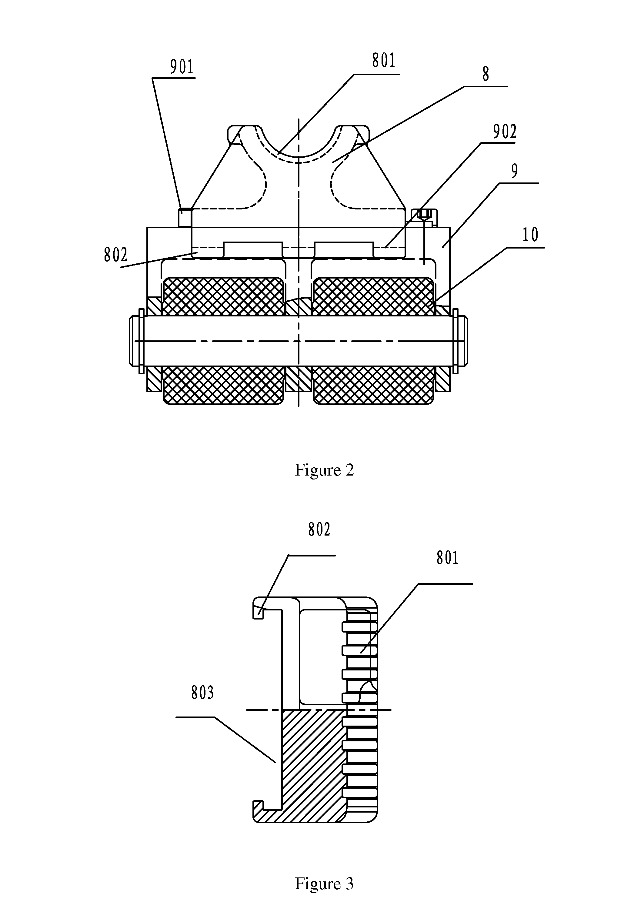 Floating Clamping Device for Injection Head of Continuous Oil Pipe