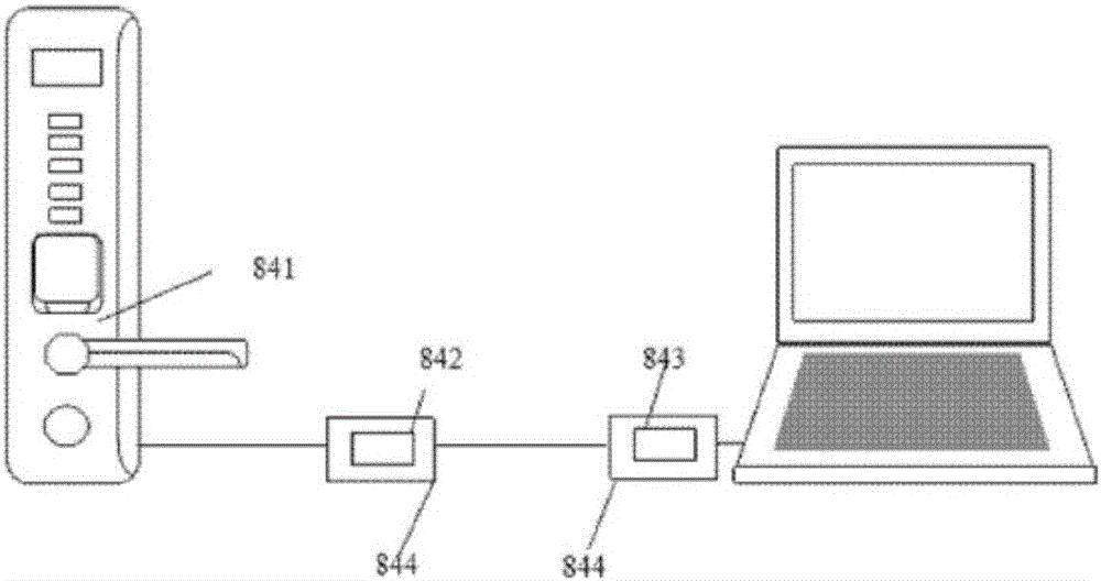 Movable storage device with wireless communication module for fingerprint identification