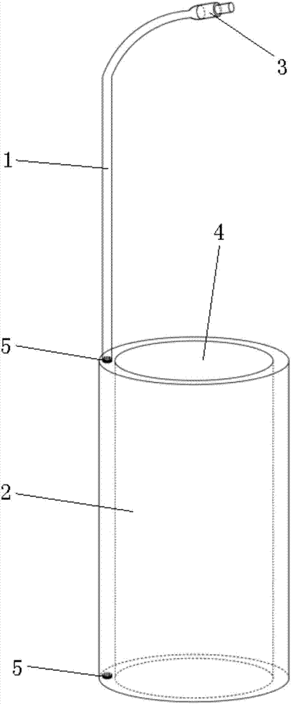 Variable columnar bladder digestive tract expanding support