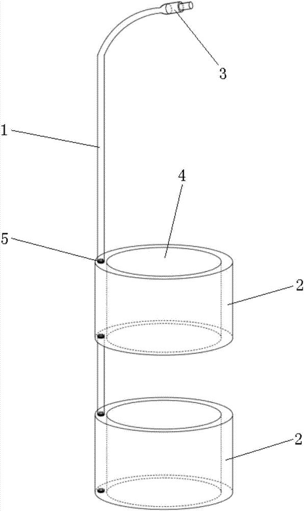 Variable columnar bladder digestive tract expanding support