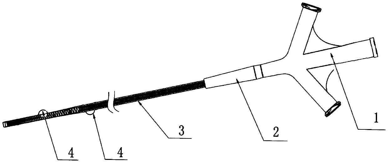 Balloon catheter for partially blocking blood flow