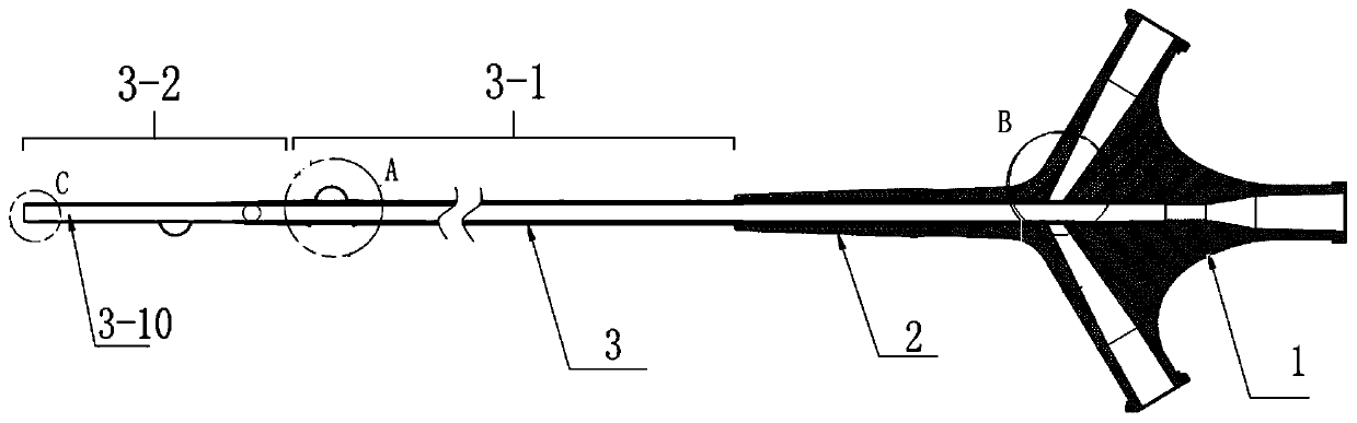 Balloon catheter for partially blocking blood flow