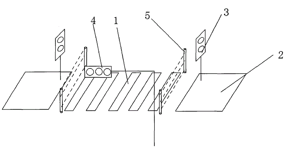 Pedestrian crossing traffic light control method and traffic light control system for achieving method