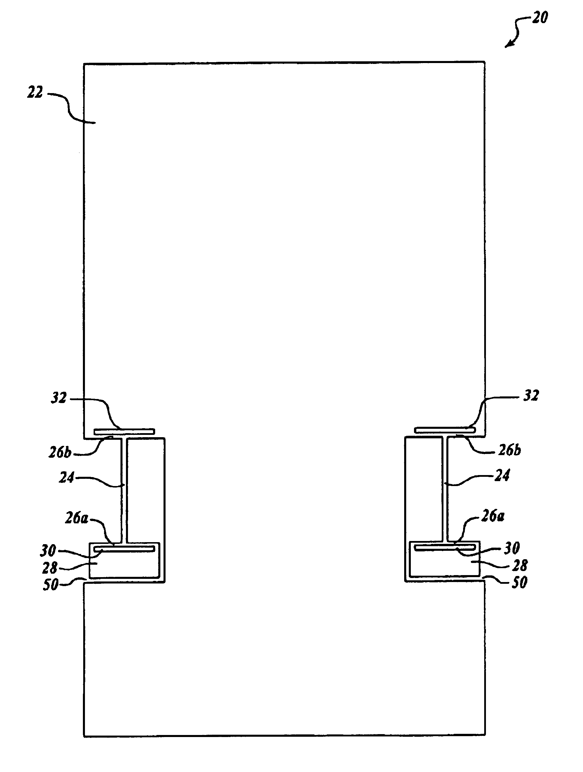 Bending beam accelerometer with differential capacitive pickoff