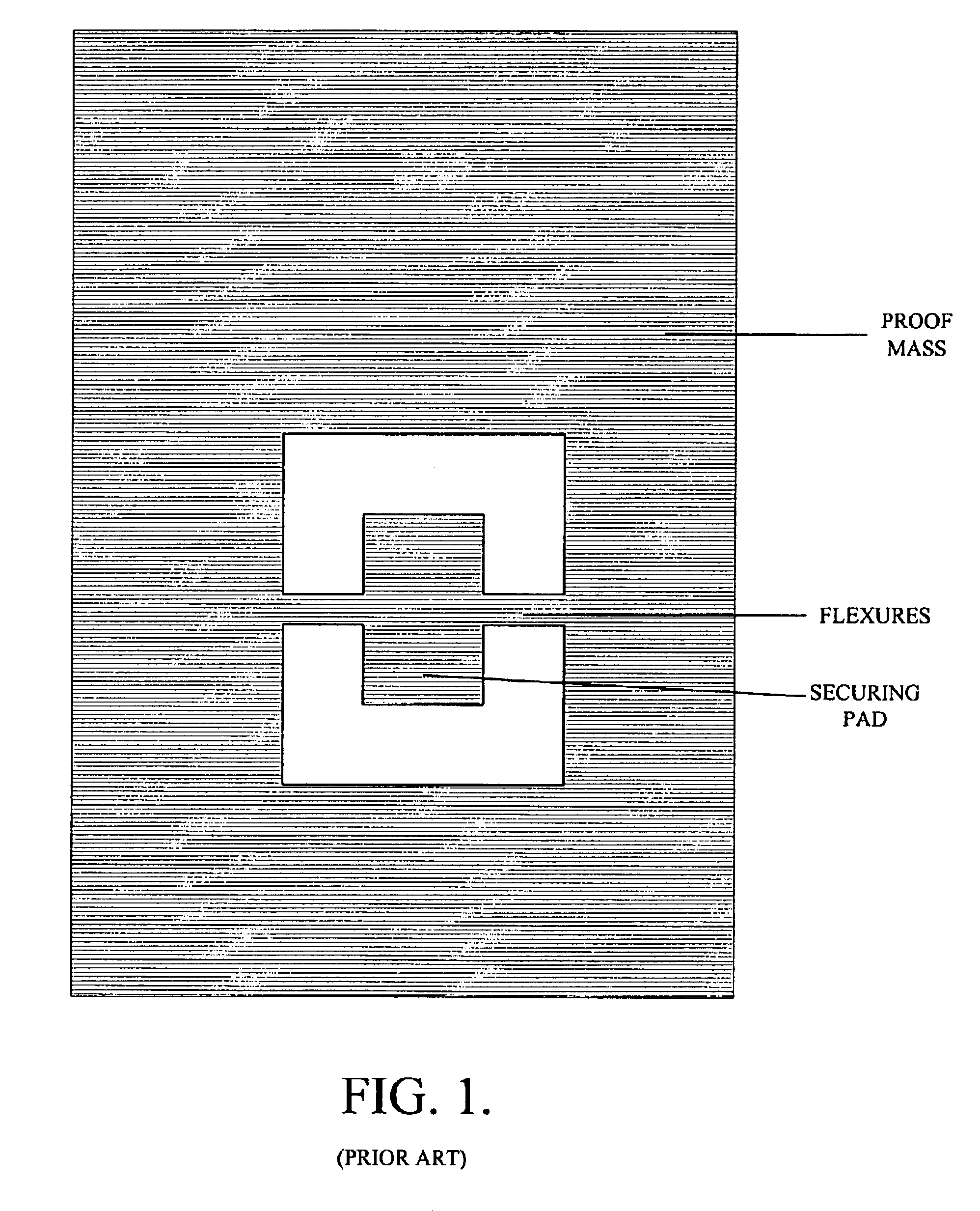 Bending beam accelerometer with differential capacitive pickoff