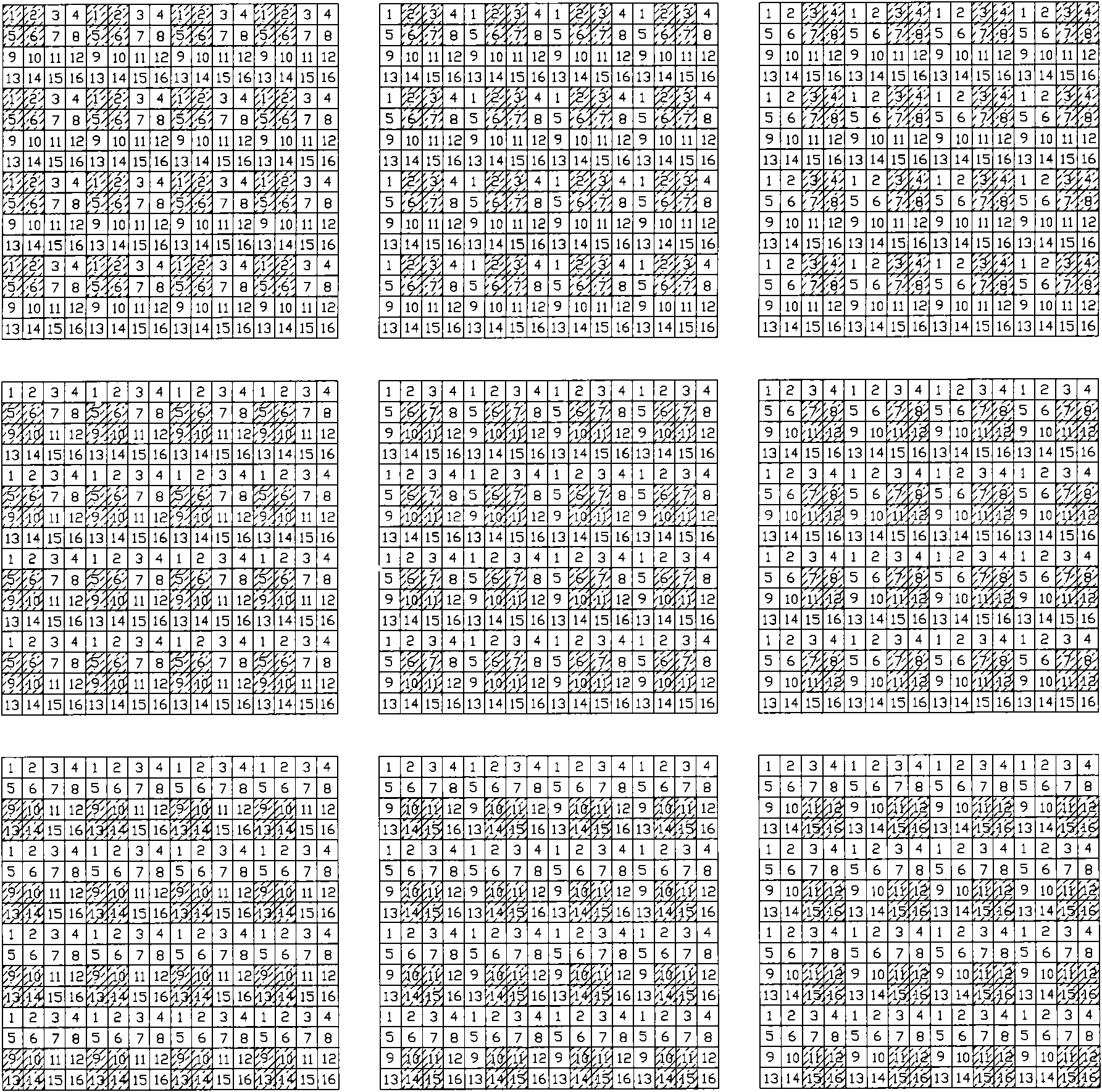 Two-dimensional modulation technique-based method for acquiring shear-layer images