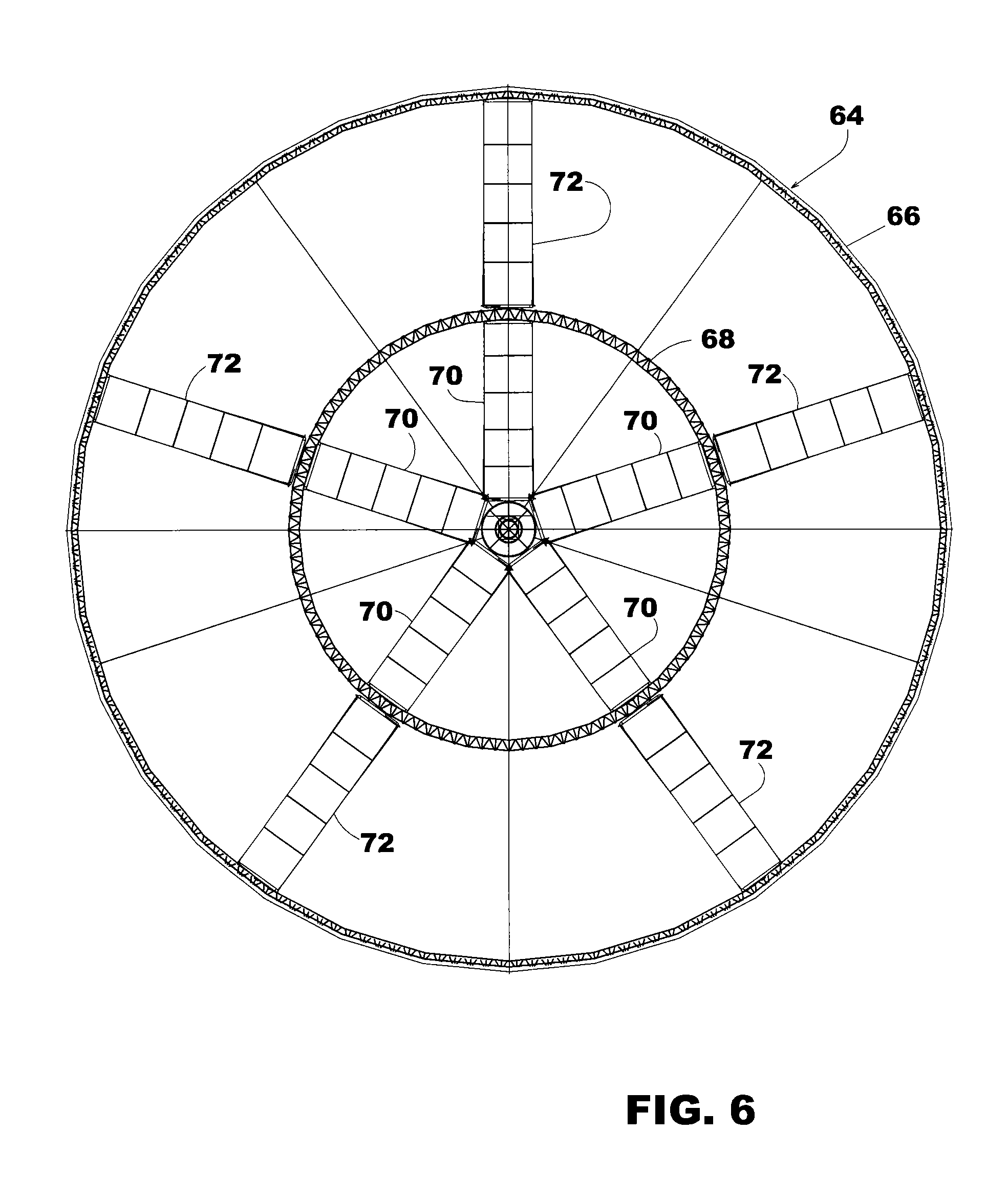 Floating wind turbine with turbine anchor