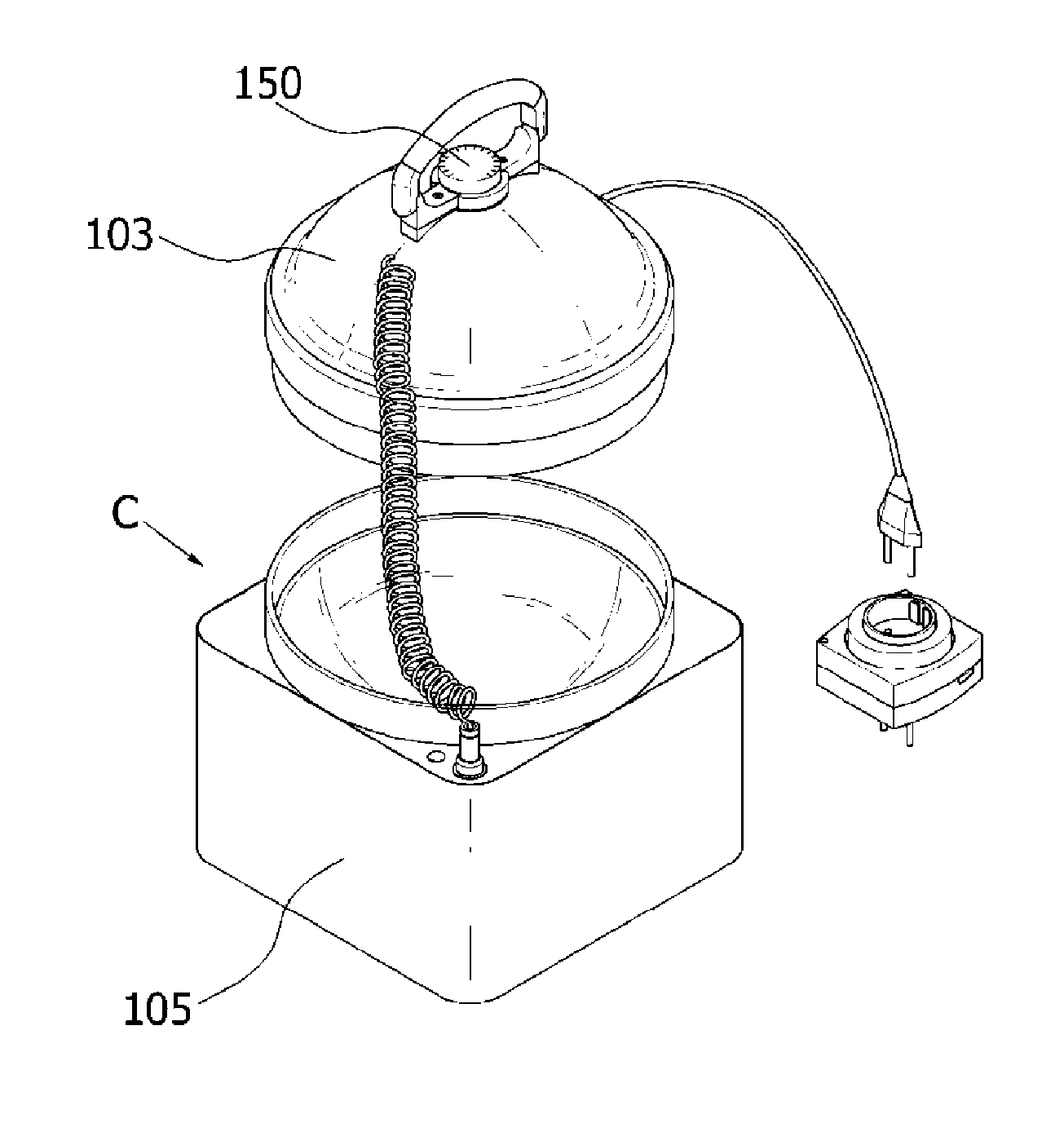 Oil clearing apparatus for bowling ball