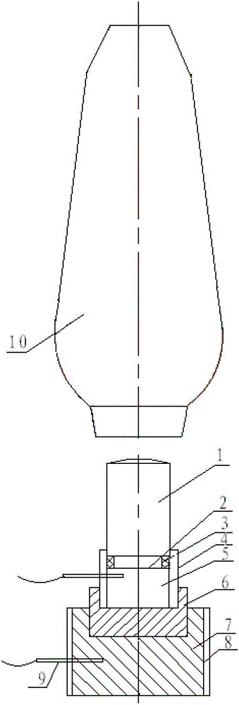 An explosive impact and thermal composite test device