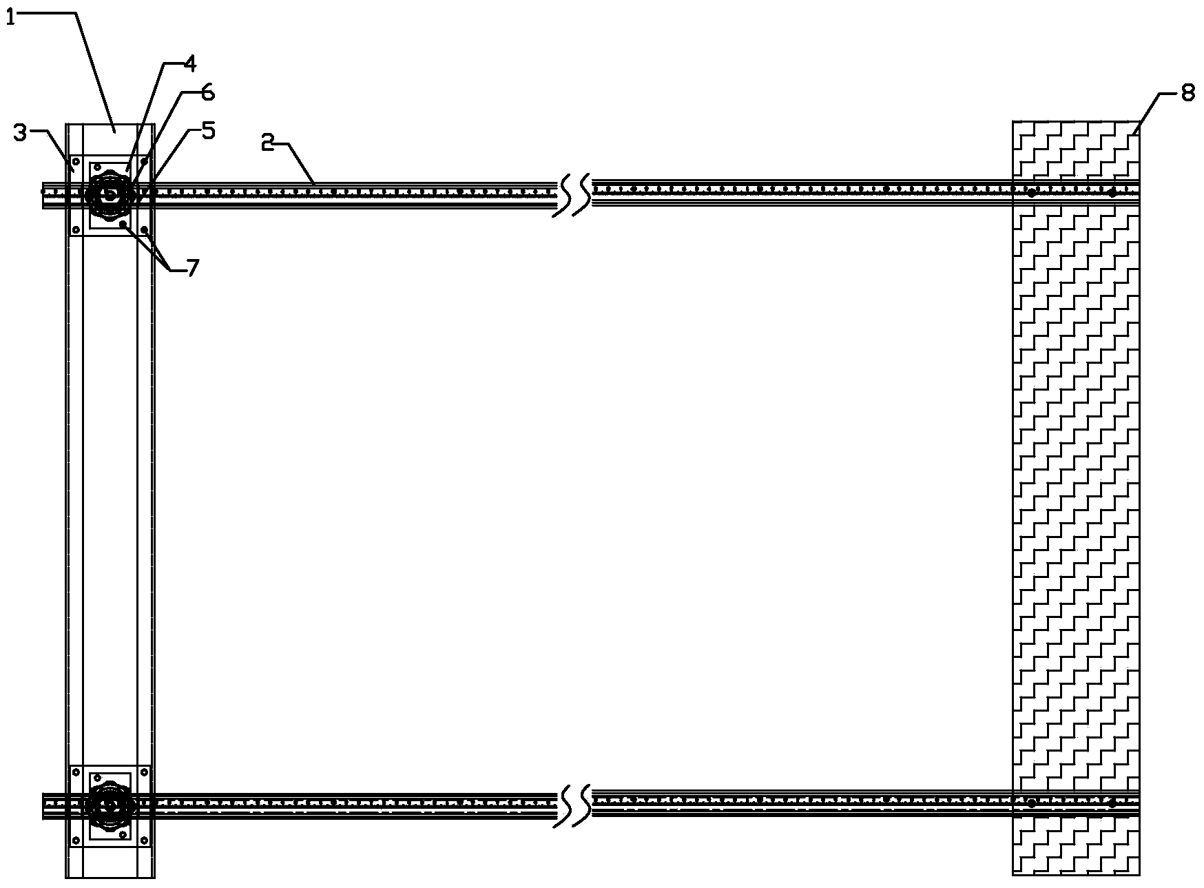 Positioning device for woodworker sawing machine to fast cut batten