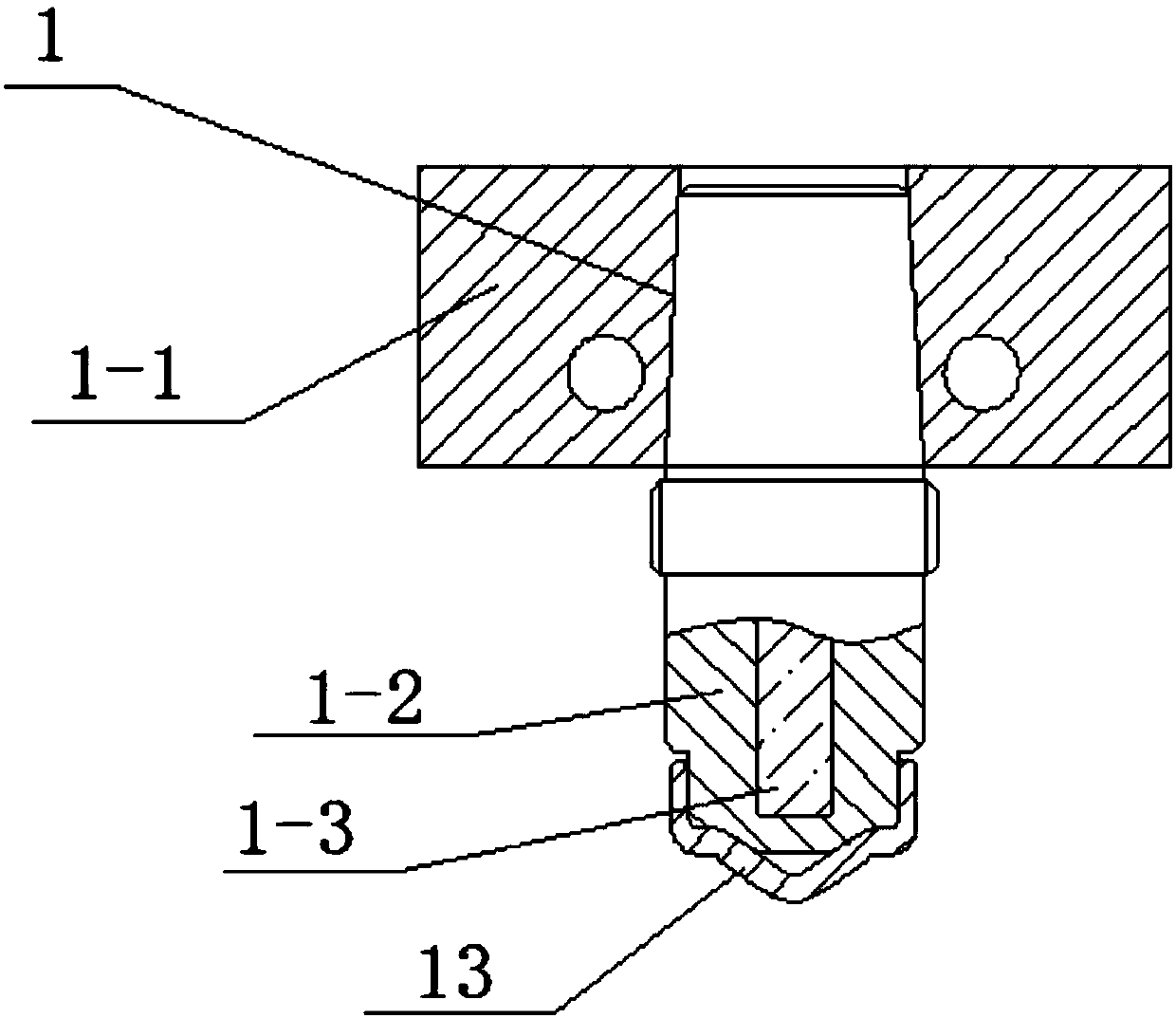 A ring seat automatic positioning welding device