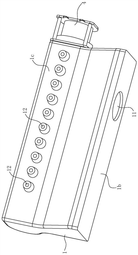 A gas distribution device and a gas water heater using the device