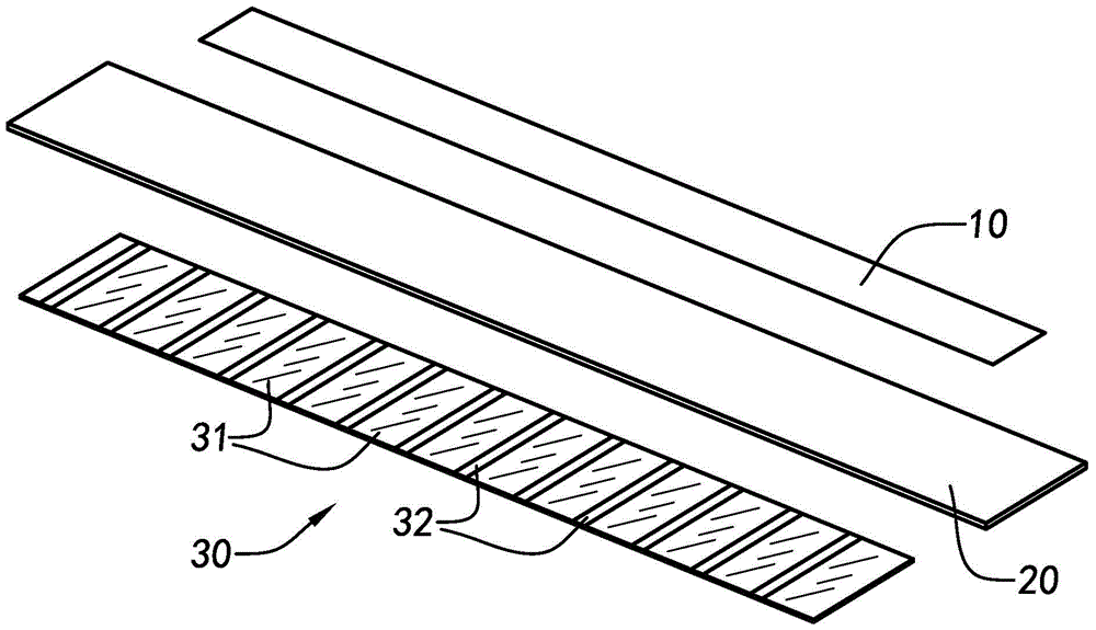 Auxiliary material used for attaching modules, and molding method and attaching method thereof