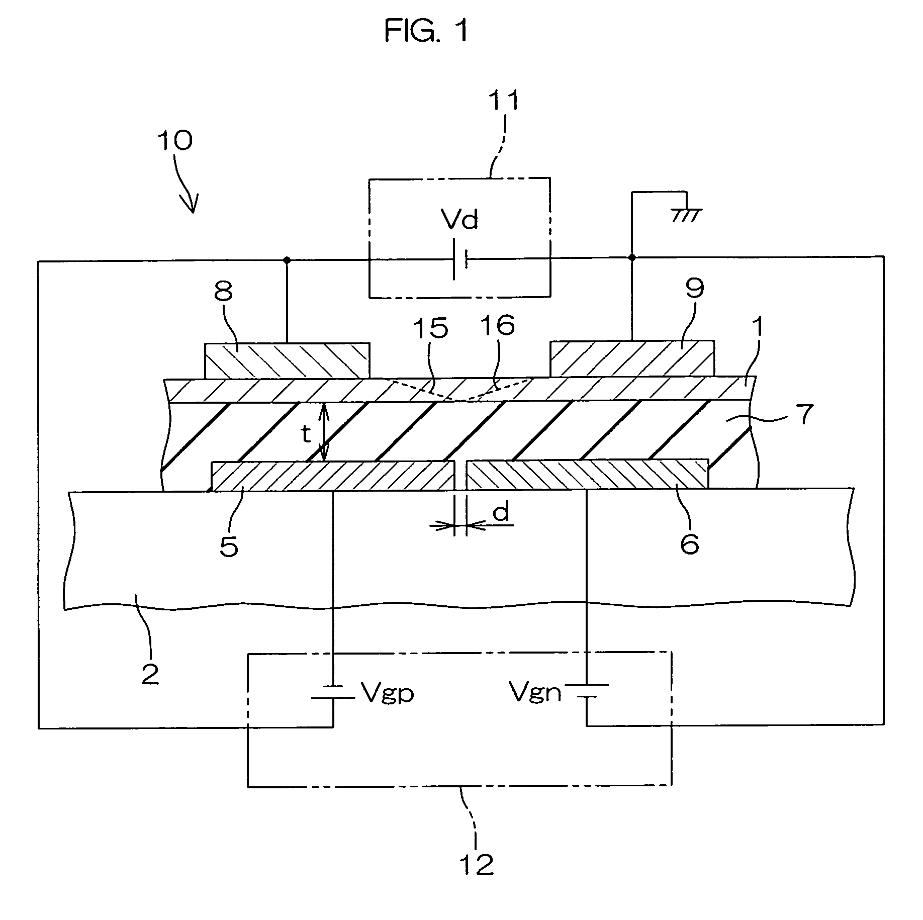 Organic semiconductor device, display using same, and imager