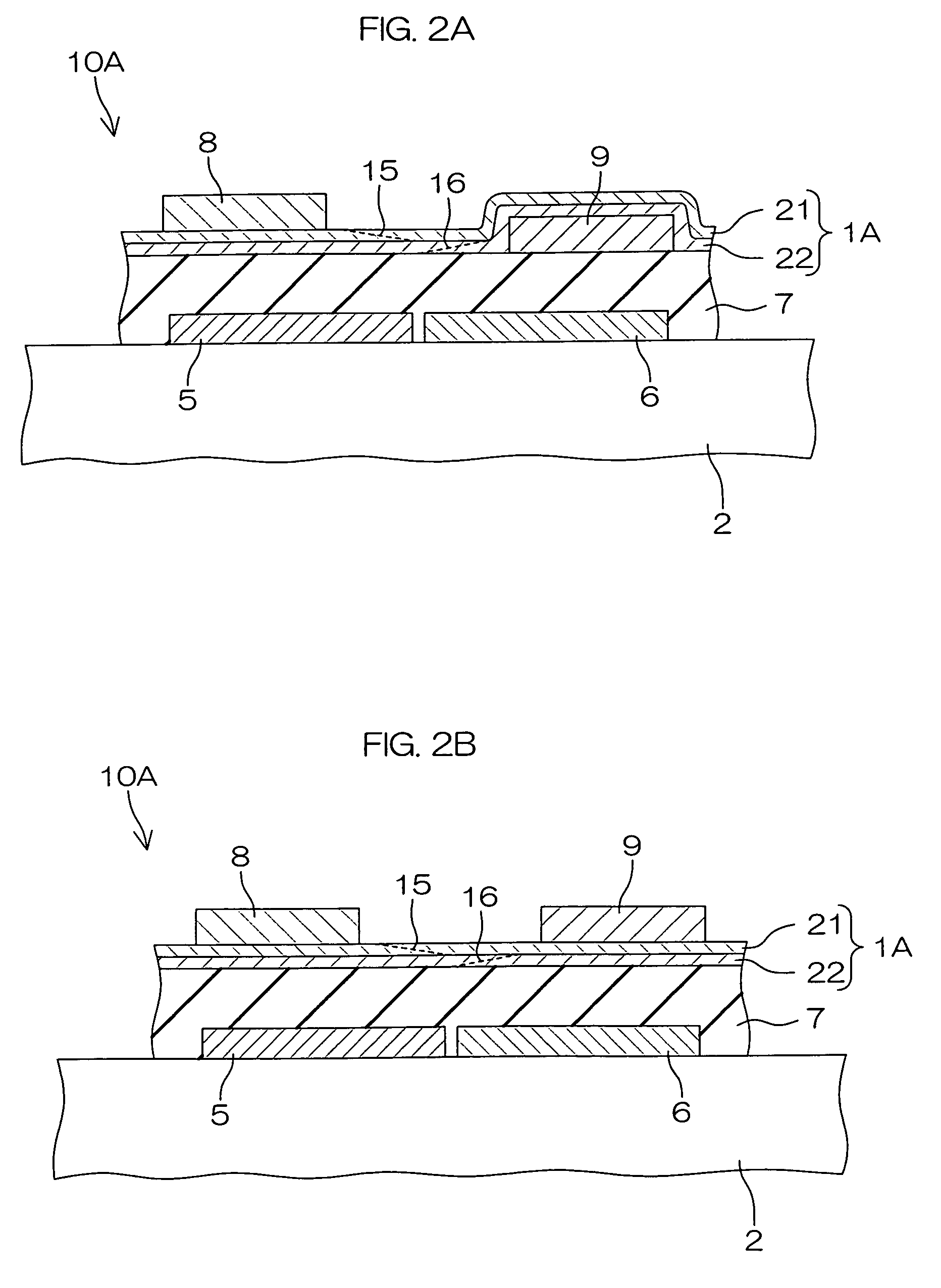 Organic semiconductor device, display using same, and imager