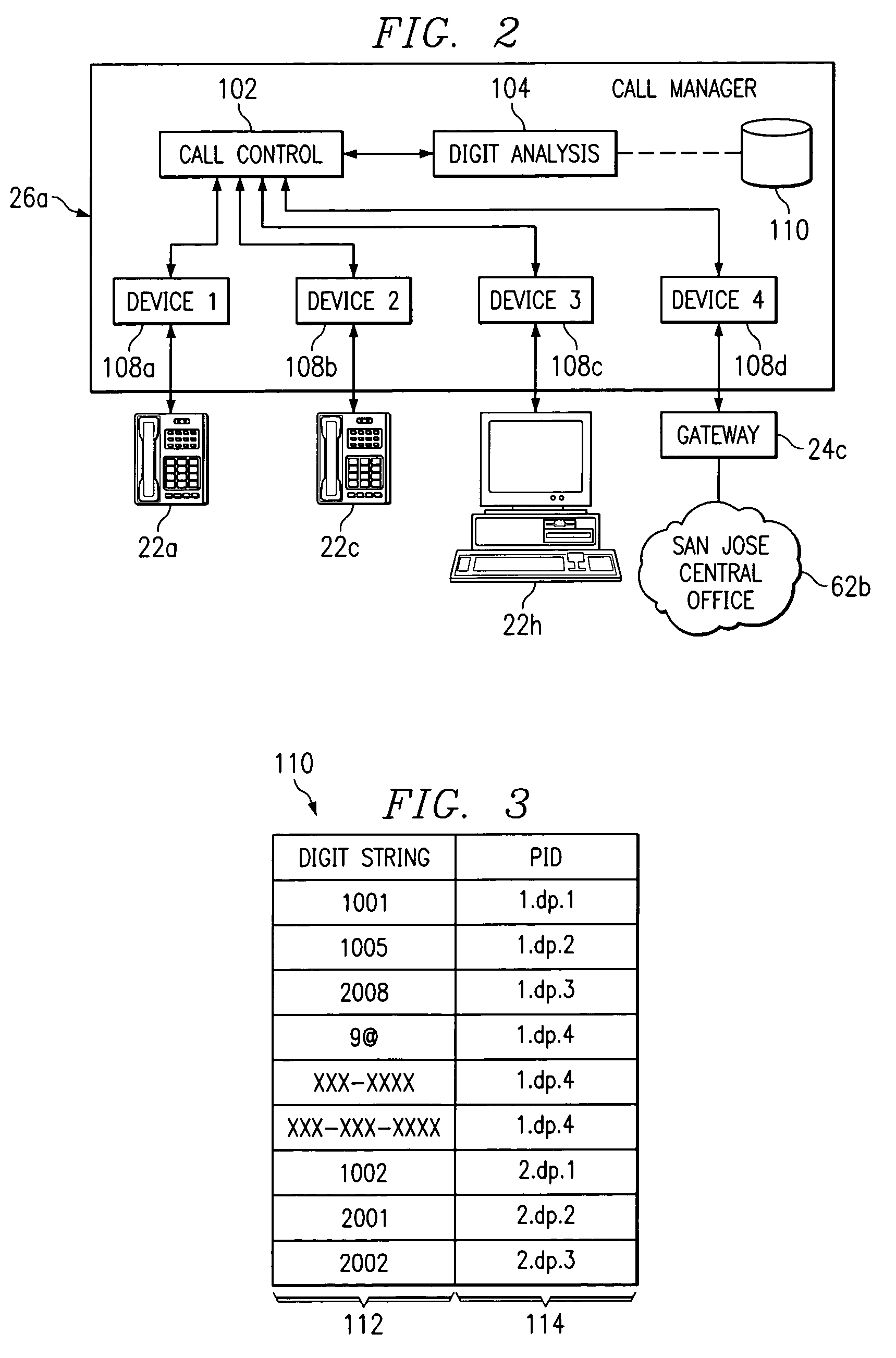 System and method for routing calls using dialing partitions