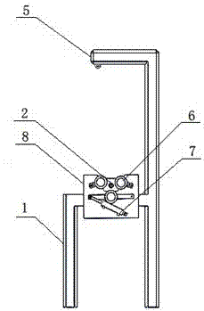 Large-wire-diameter magnetic ring wire hooking device