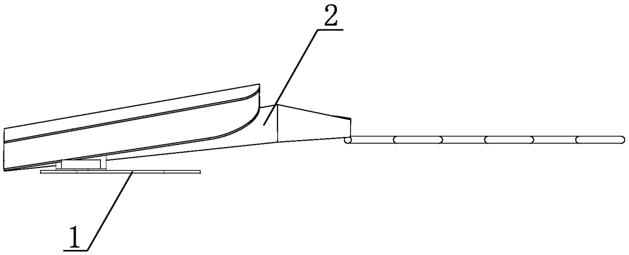 Intermediate cloth splicing method