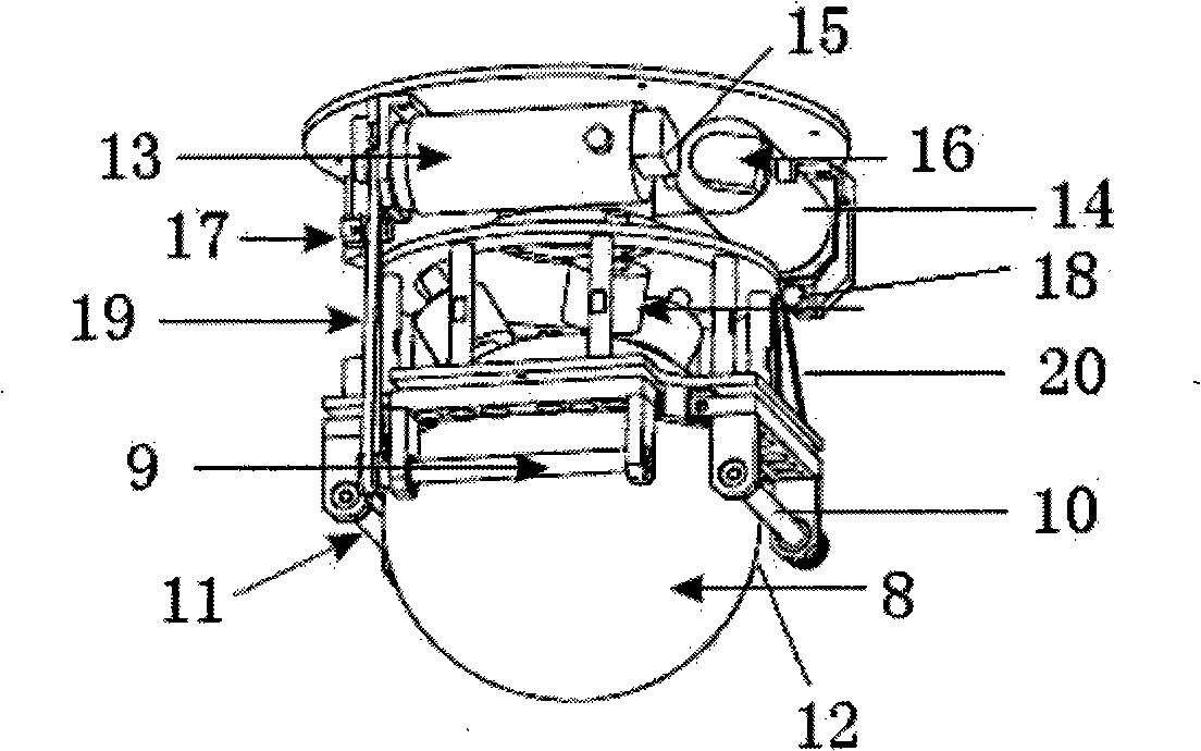 Inverting roller type positioning mobile robot