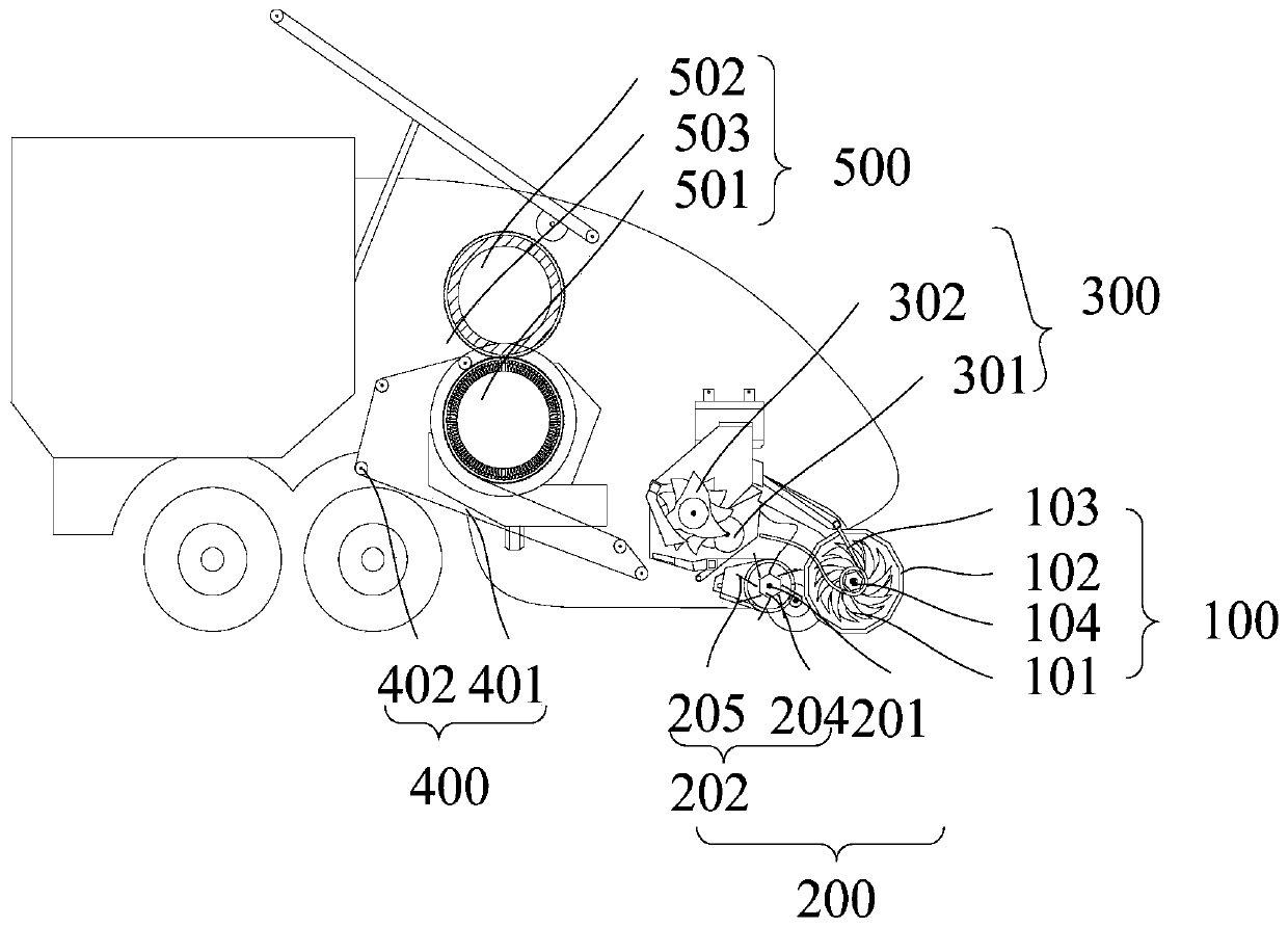 Pellet forming machine and agricultural machinery system