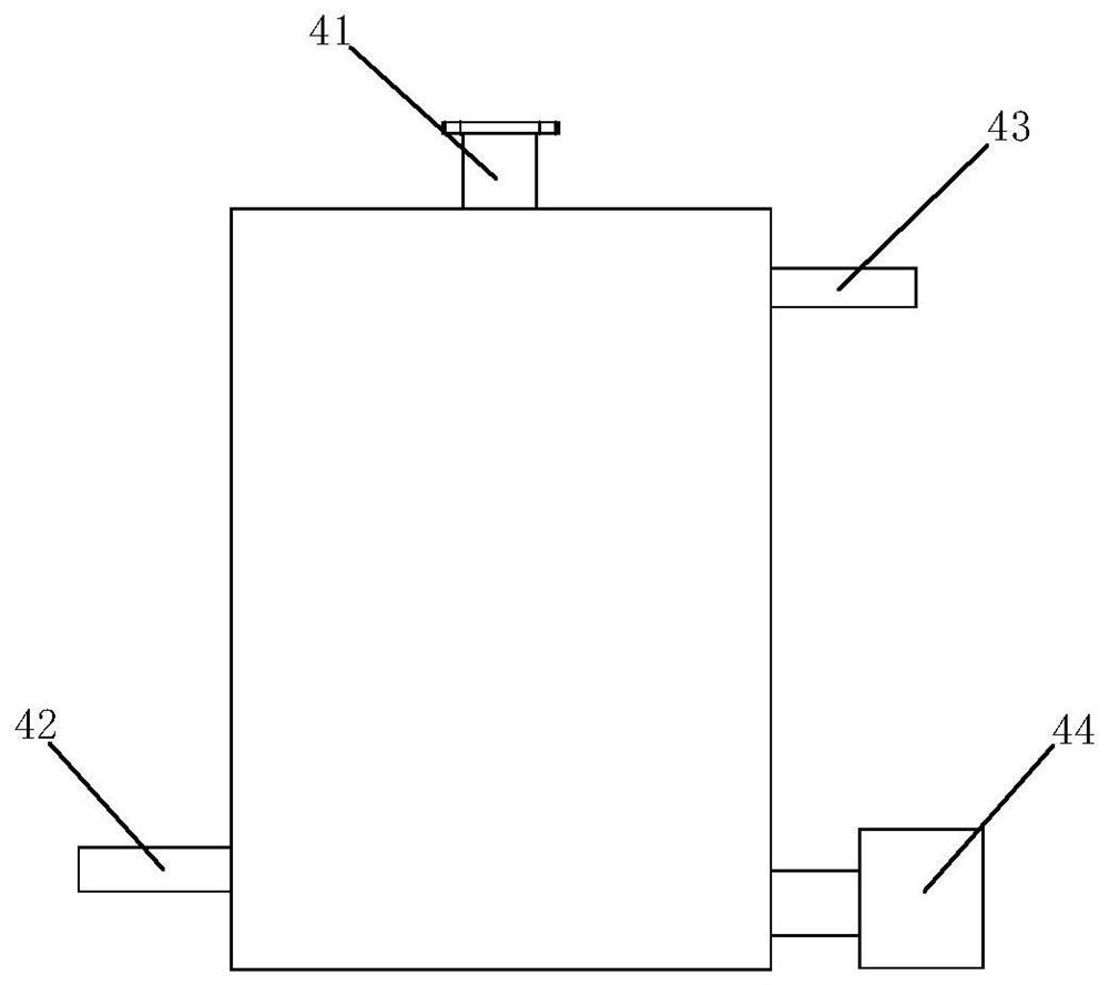 Water supply ion filter resin filling tool and method