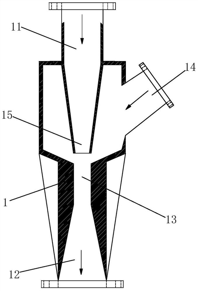 Water supply ion filter resin filling tool and method