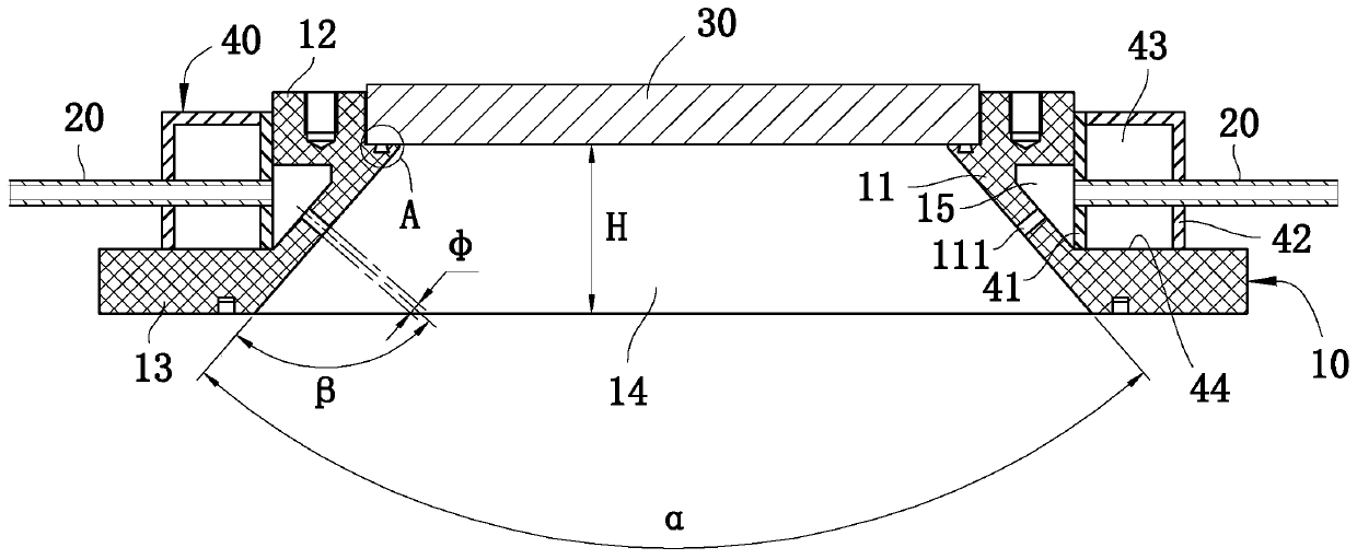 Microwave plasma reactor used for manufacturing monocrystal diamond and diffusion device thereof