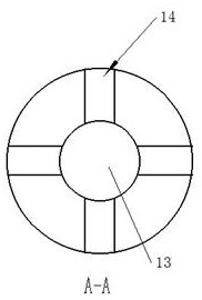 Explosion expansion element specially used for underground blasting engineering