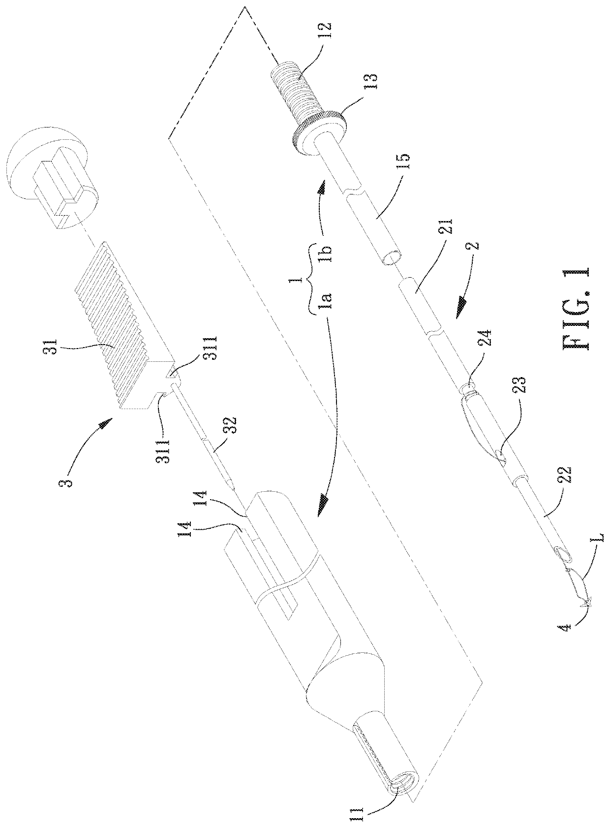 Fibrocartilage suturing device