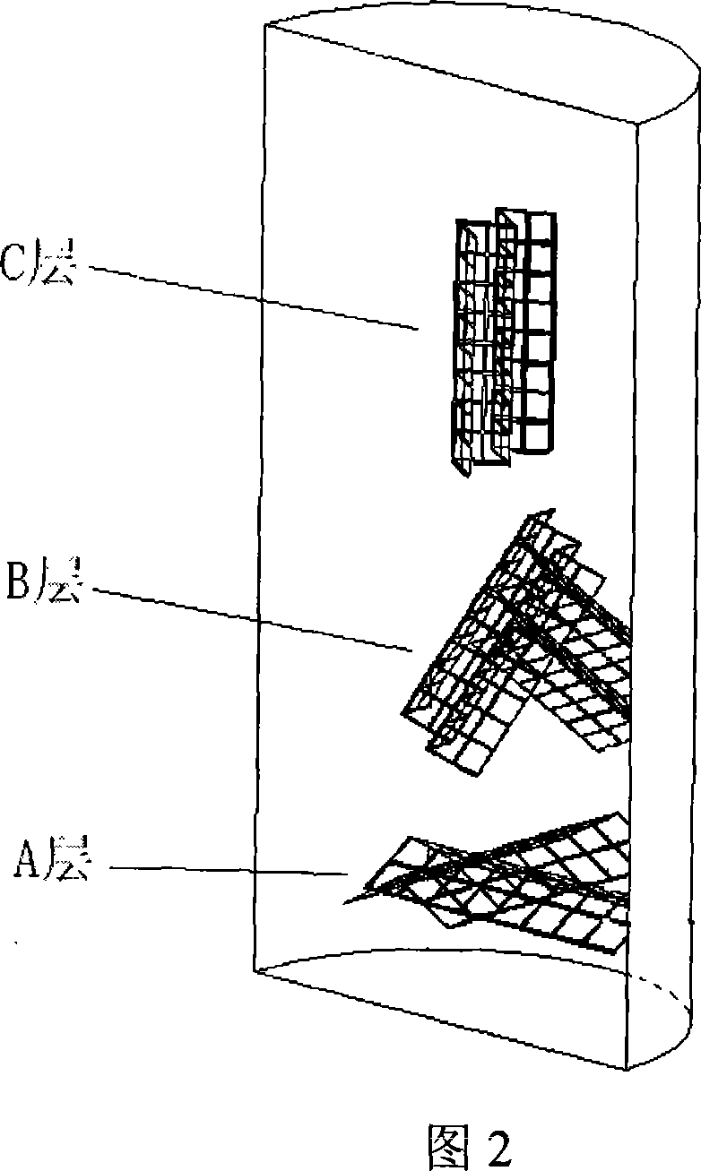 Composite filler tower for extracting oil-water system