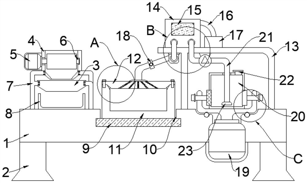 Soil pollutant detection device