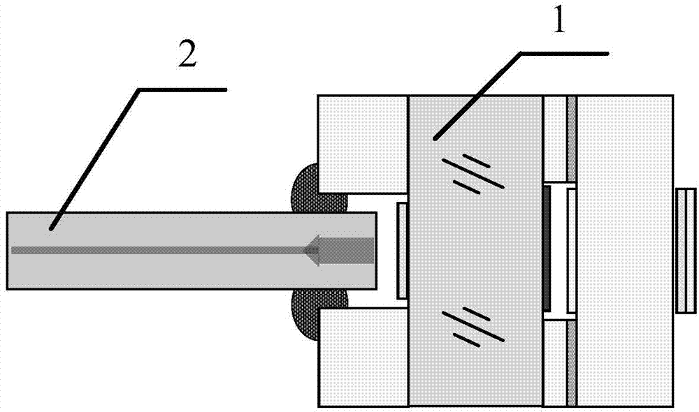 Optical fiber F-P strain gauge based on MEMS technology and formation method thereof