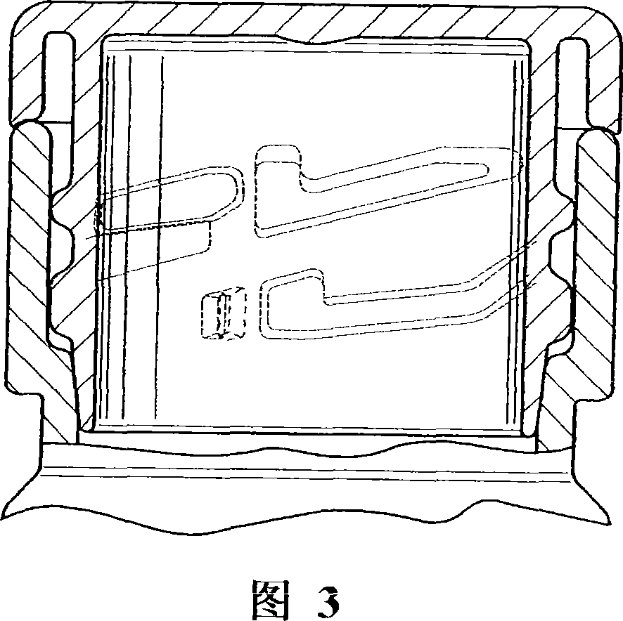 Container closure assembly with internal neck thread