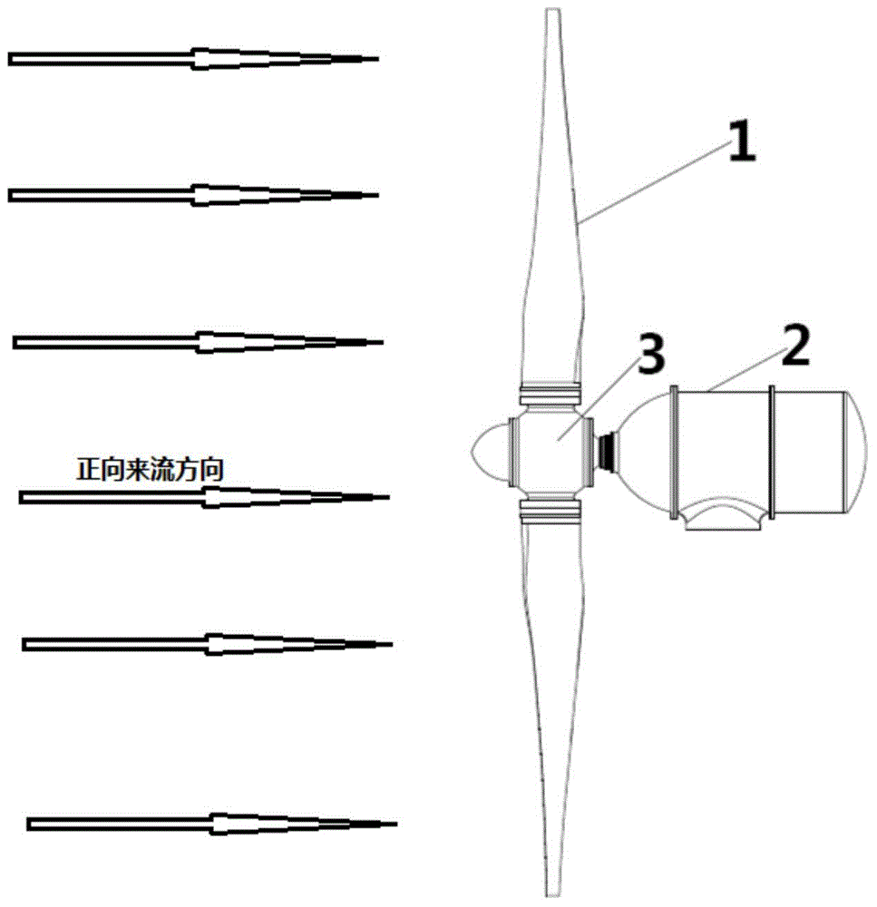 Variable pitch method for tidal current energy generating set