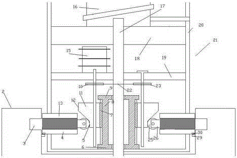 A water conservancy gate device which is cooled by water and can be automatically locked and its application method