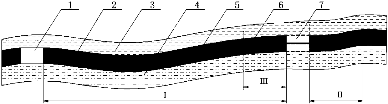 Method for gas extraction through bedding directional long drill hole traversing working face in broken and soft coal seam