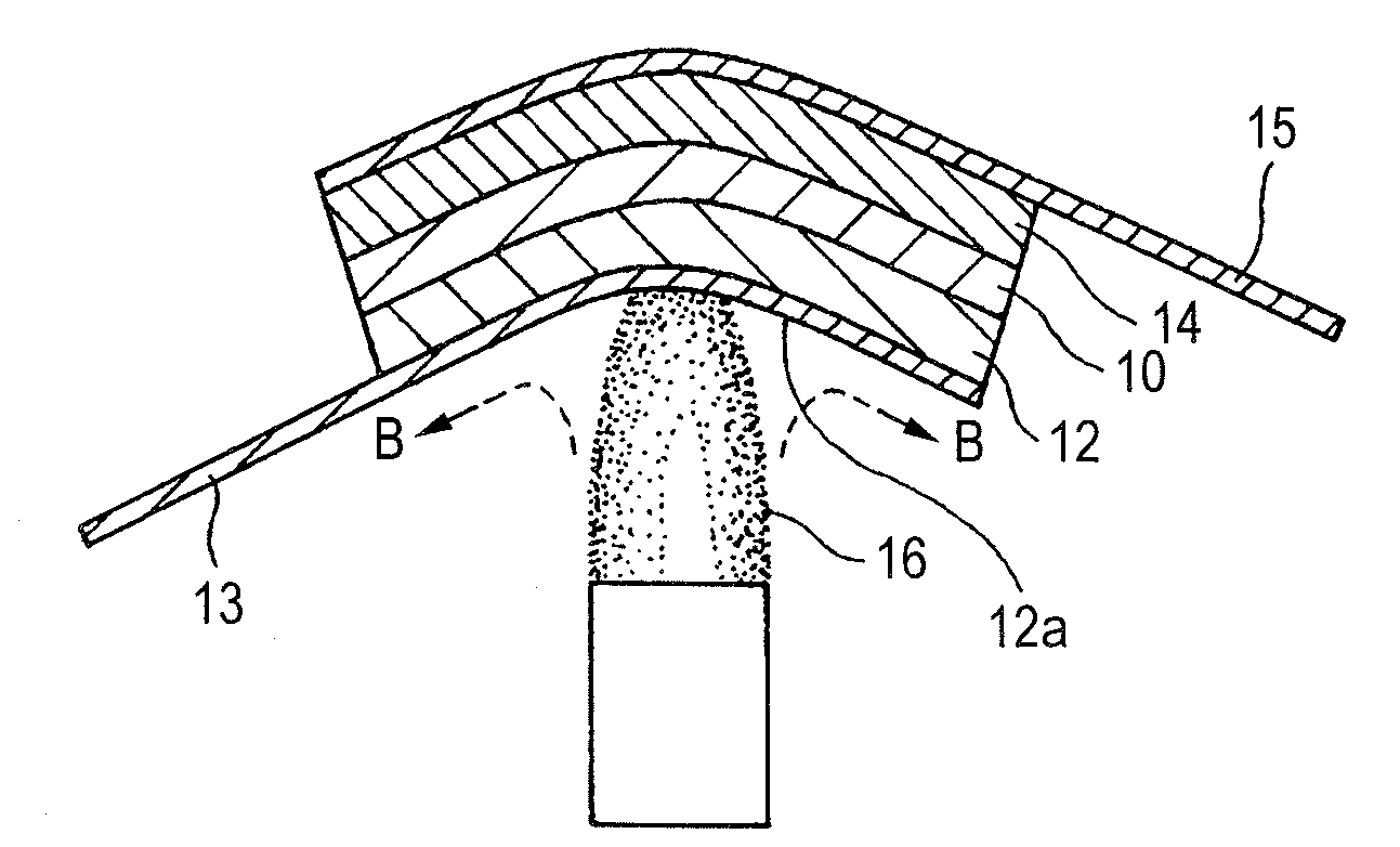 Cell structure of direct-flame fuel cell