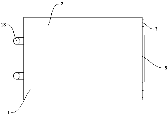 Anti-freezing type wireless network device for mobile communication base stations