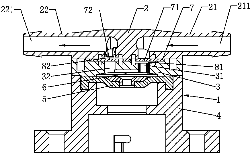 Electromagnetic diaphragm metering pump