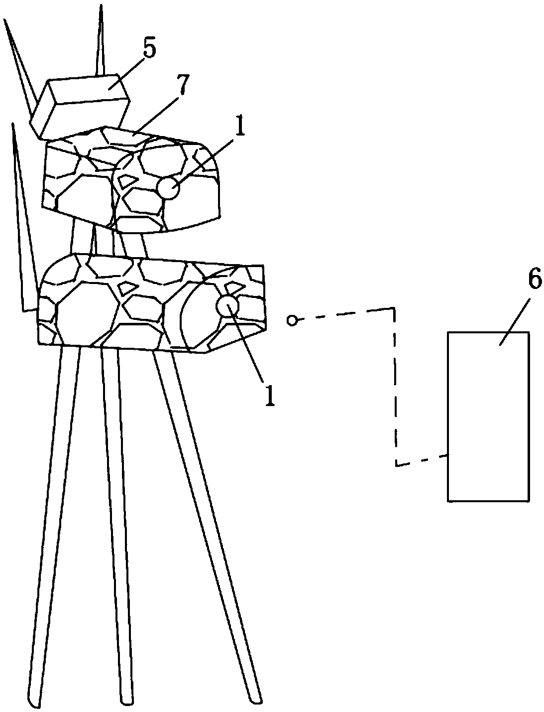 Rat density monitoring method and a monitoring system