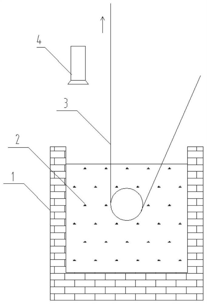 Zinc pot liquid level detection device