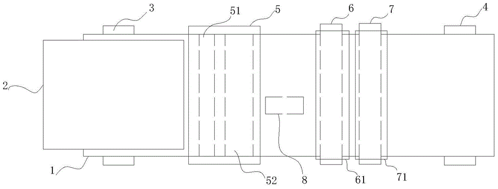 Dust removing system for wood platy parts