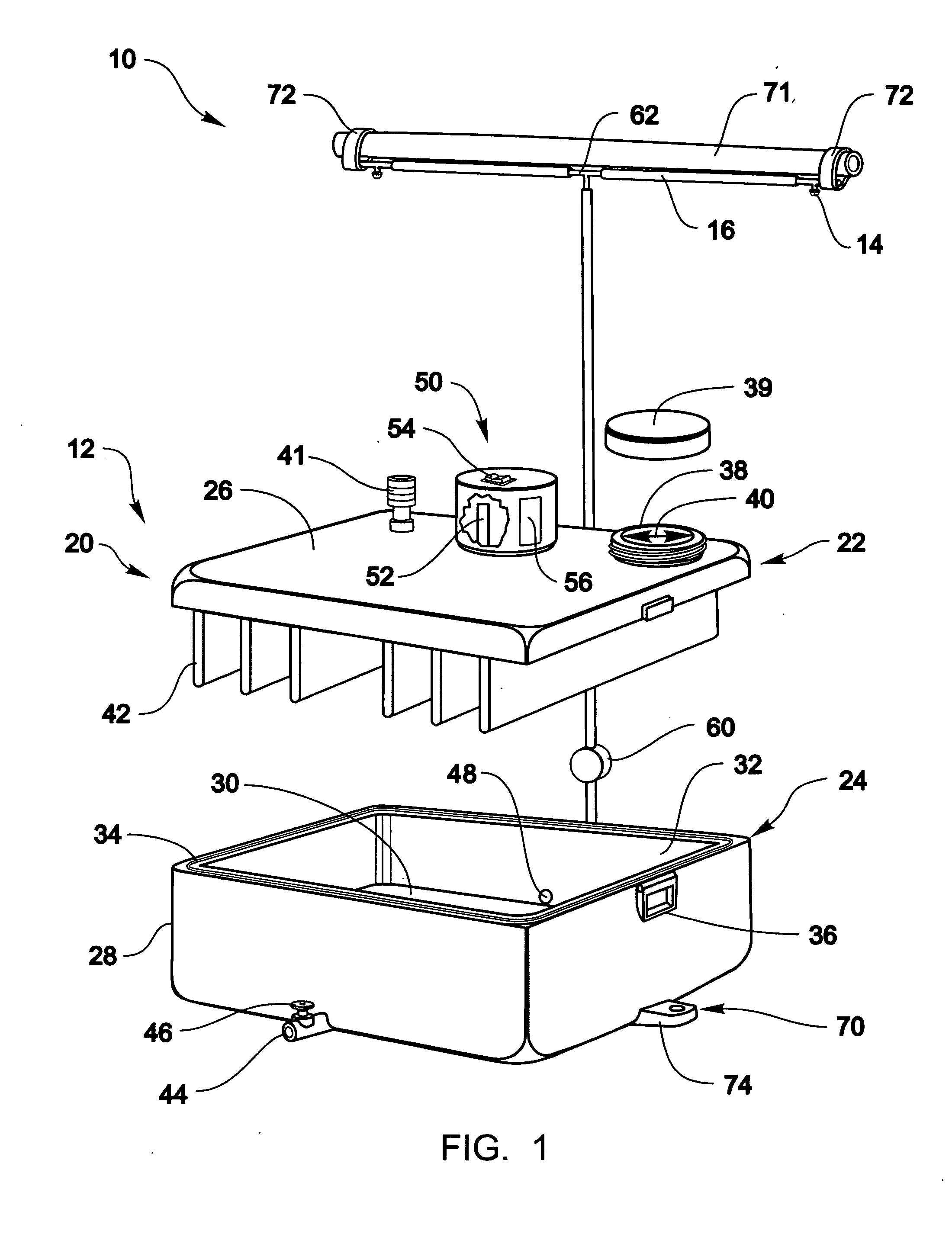 Portable misting system