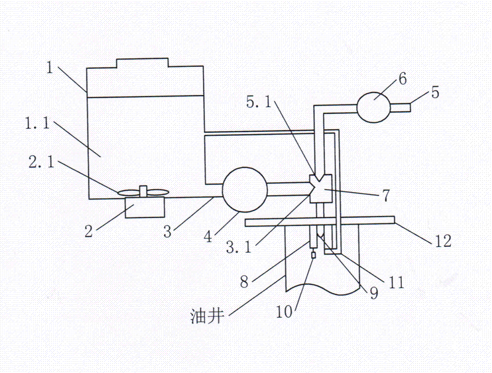 Method for generating combustion resonance steam from emulsified crude oil for heating oil wells